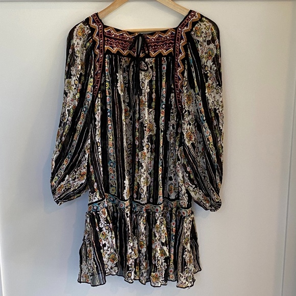NWT Free People Dance Magic Boho Tunic Dress XS - Picture 5 of 13